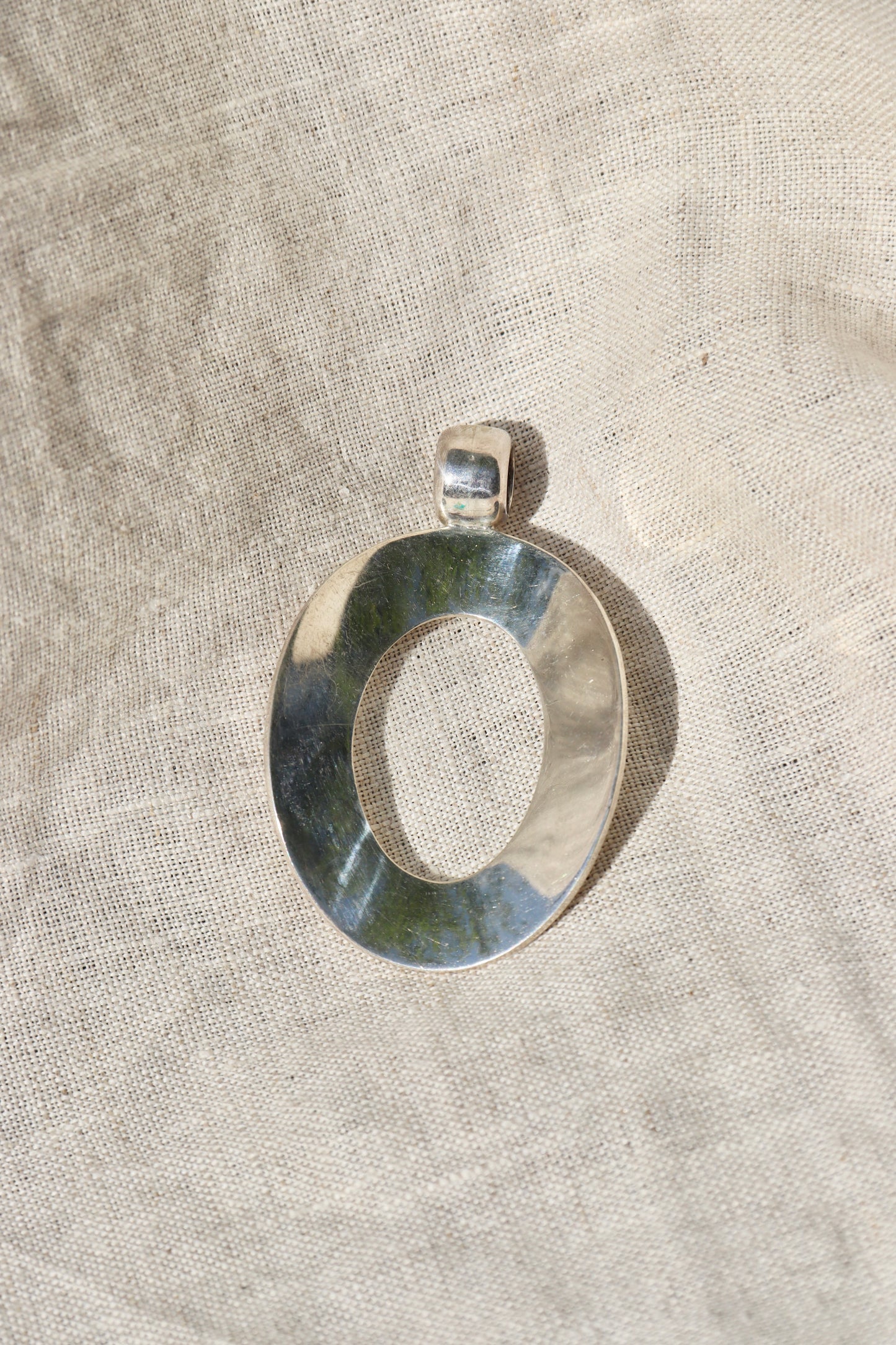 Sterling Silver Circle Pendant