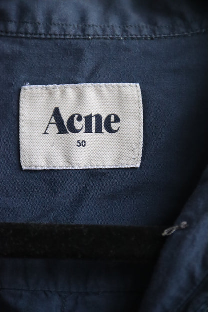 Acne Blue Button Down Top