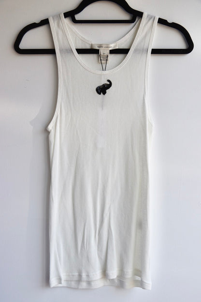 Marc Jacobs White Tank Top with Black Elephant - NWT