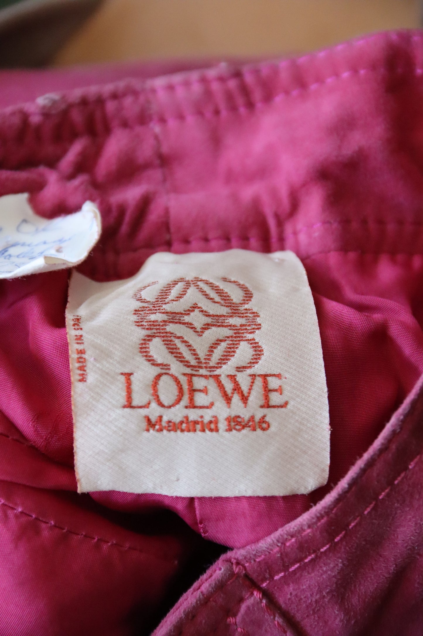 Loewe Pink Leather Pants - as is