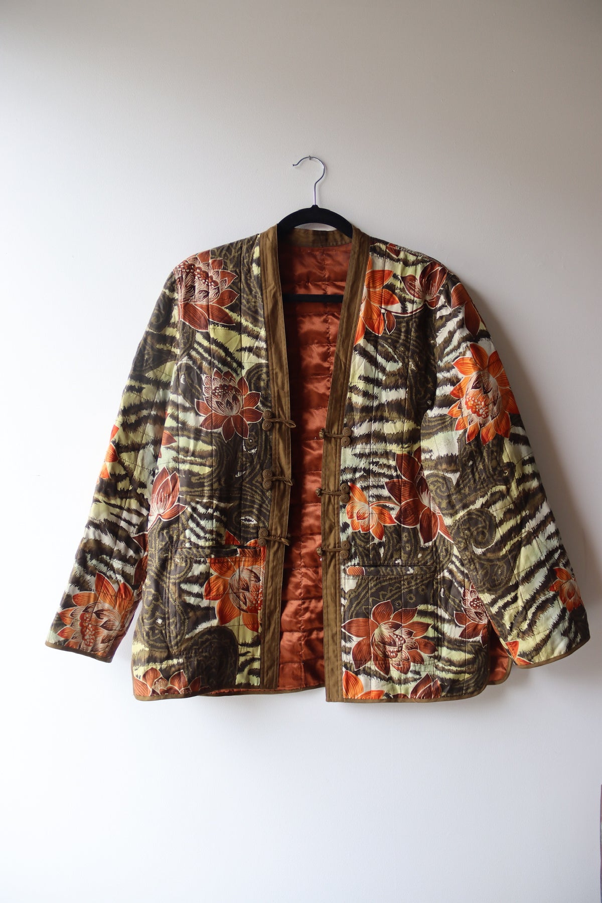 Vintage Chinese Tiger Stripe Coat