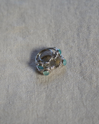 Sterling Silver Aquamarine Ring