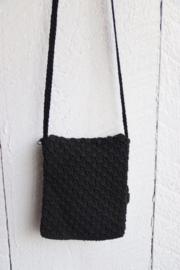 R&G Designs Black Knit Bag