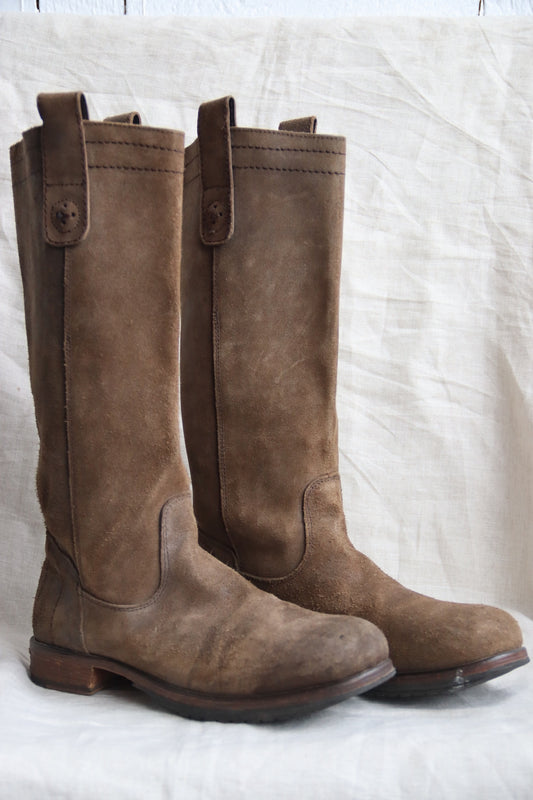 Florentini + Baker Brown Leather Boots - 40