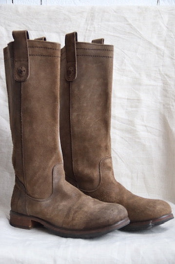 Fiorentini + Baker Brown Suede Knee High Boots