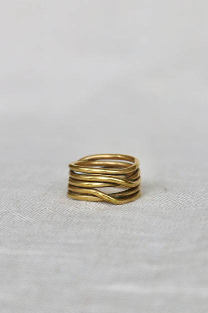 Brass Woven Ring