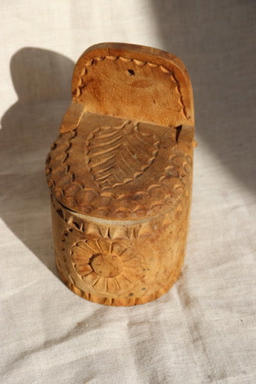 Wooden Lidded Box