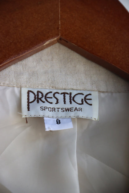Vintage Prestige Linen Jacket and Skirt Set
