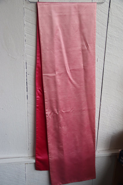 Vintage 60s Harry Keiser Pink Satin Evening Gown with Wrap Stole