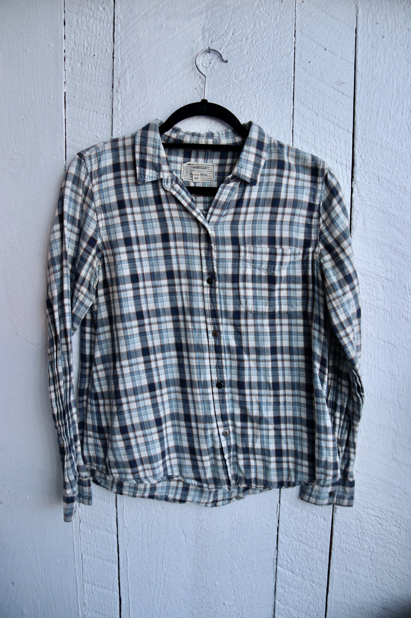 Current Elliot Plaid Top