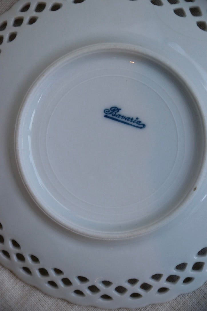 Delft Bavaria Lace Trim Dish