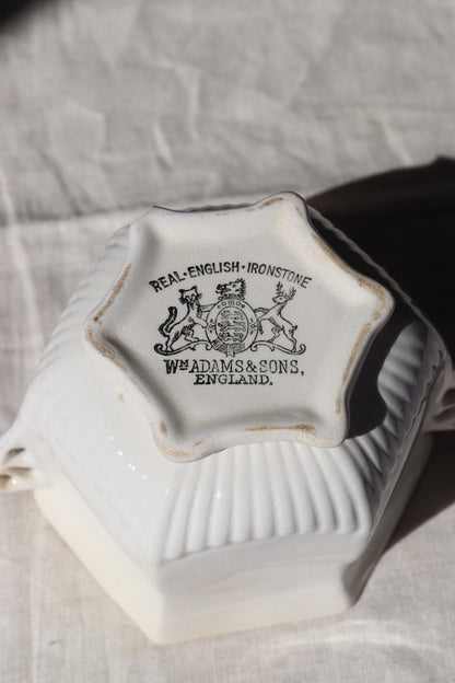 Vintage Adams & Sons Ironstone Vase