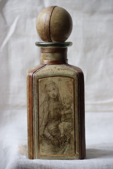 Vintage Leather Covered Decanter
