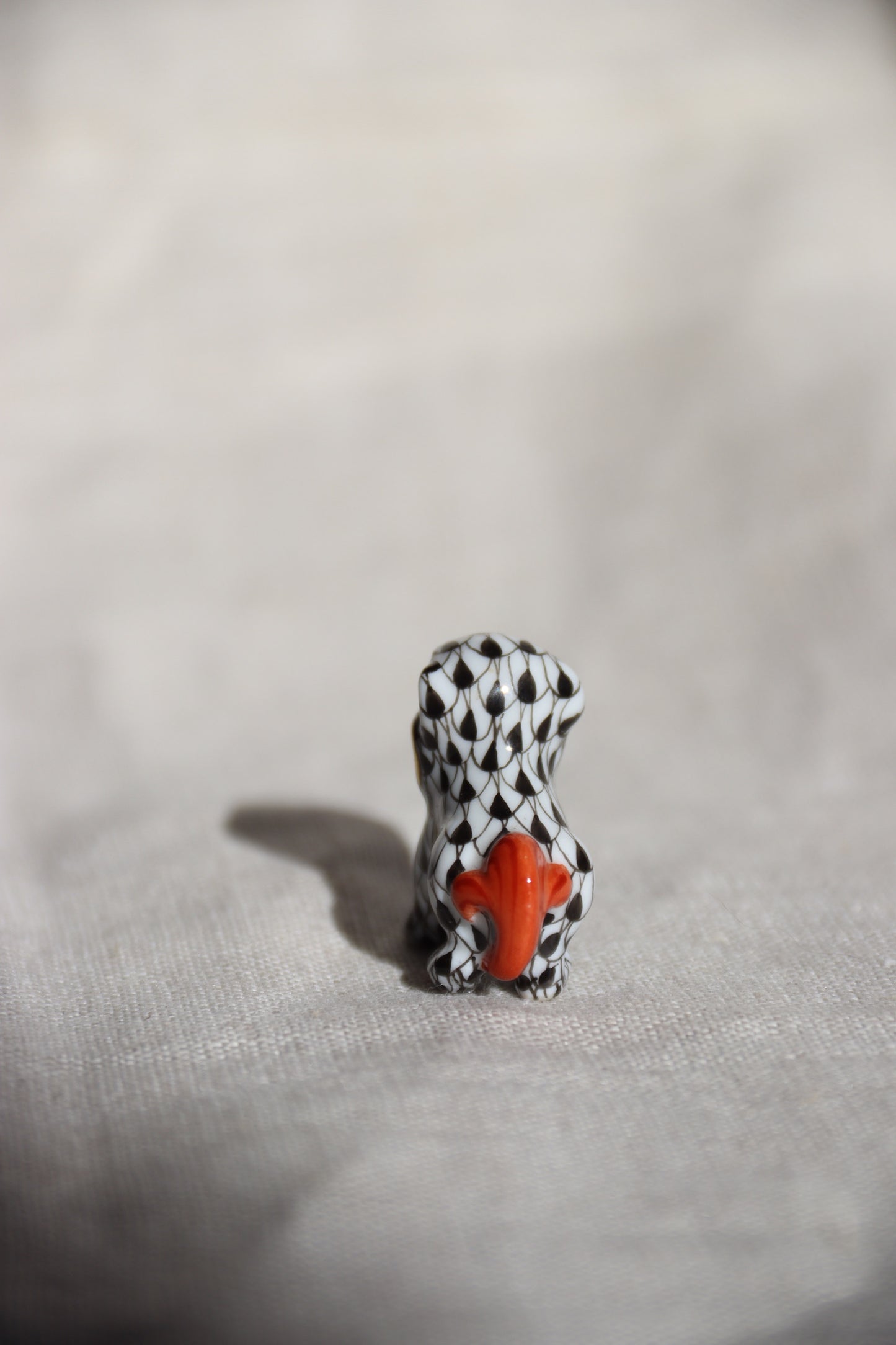 Miniature Herend Foo Dog figurine