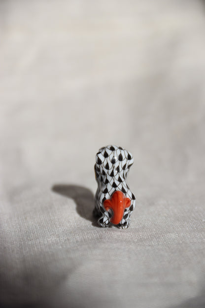 Miniature Herend Foo Dog figurine