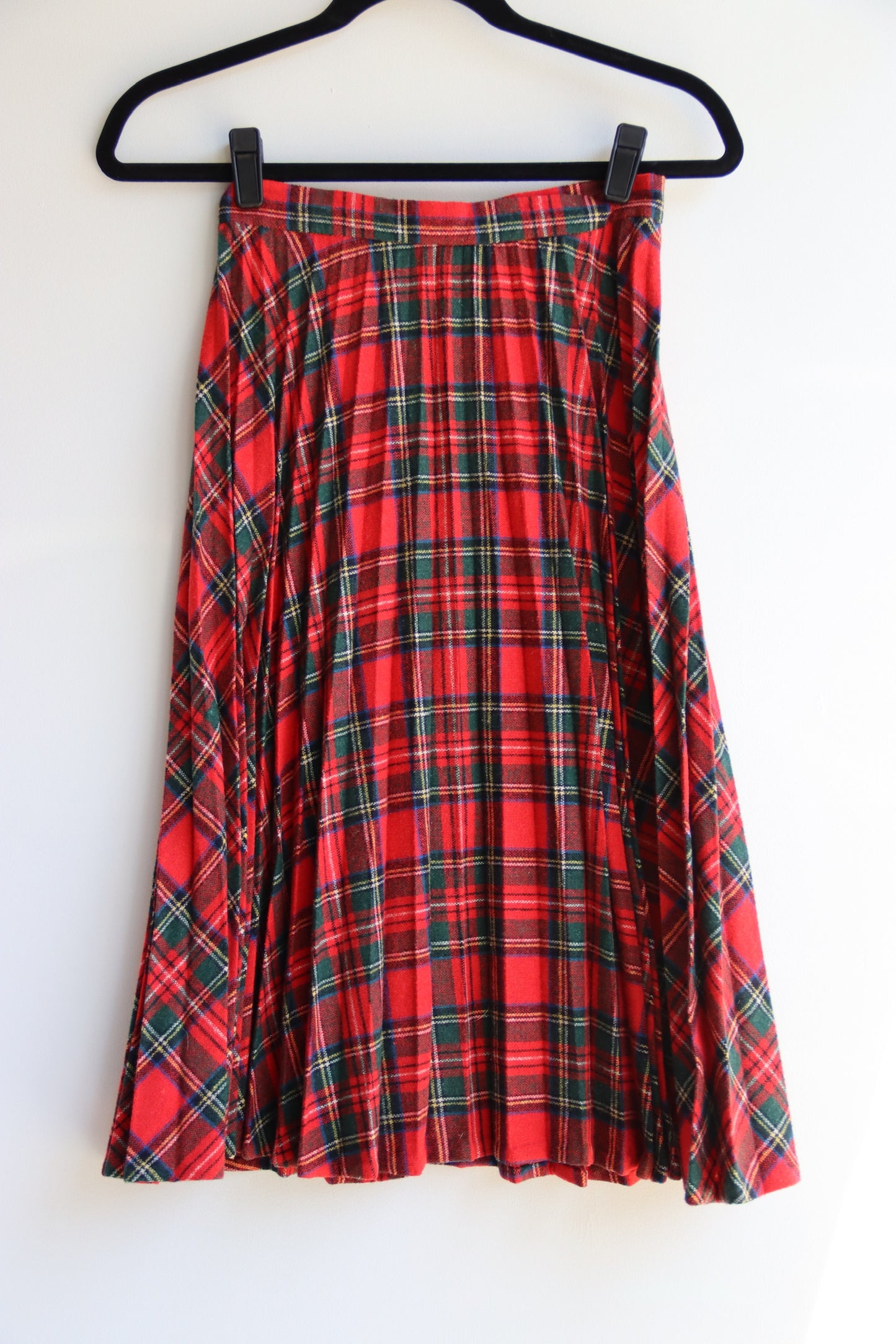 Ira Joyce Tartan Wool Skirt and Jacket Set