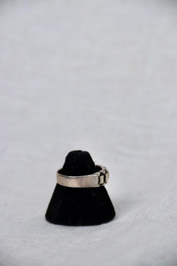 Sterling Silver Track Ring