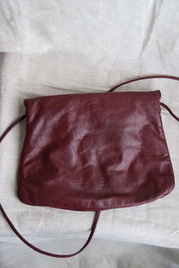 Maroon Slouched Purse