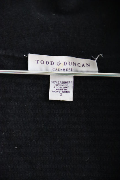 Vintage Todd & Duncan Black Cashmere Sweater