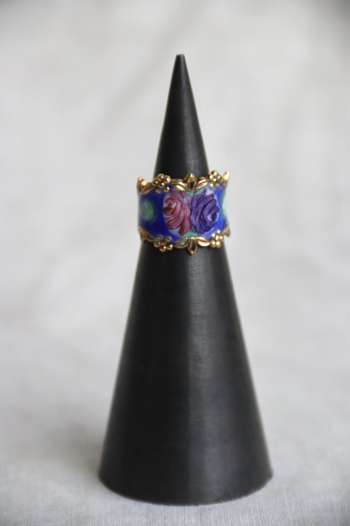 Enamel Gold Ring