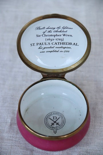 St. Paul's Cathedral Enamel Box