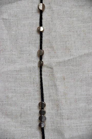 Jill Platner Tupelo Wrap Long Black Necklace
