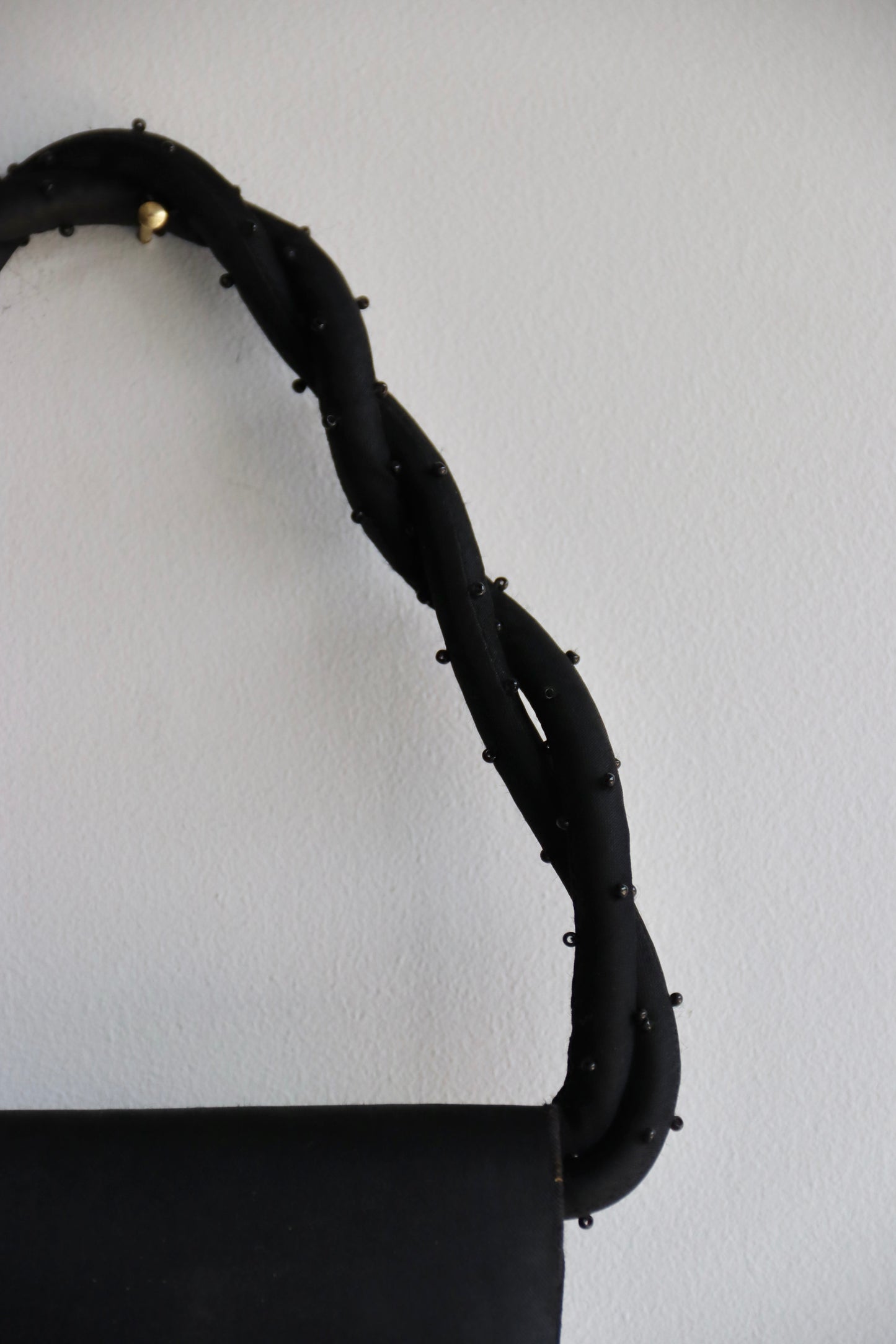 Vintage Sasha Black Beaded Purse