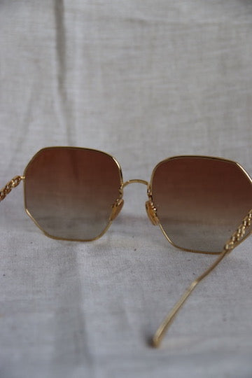 Louis Vuitton Gold Sunglasses