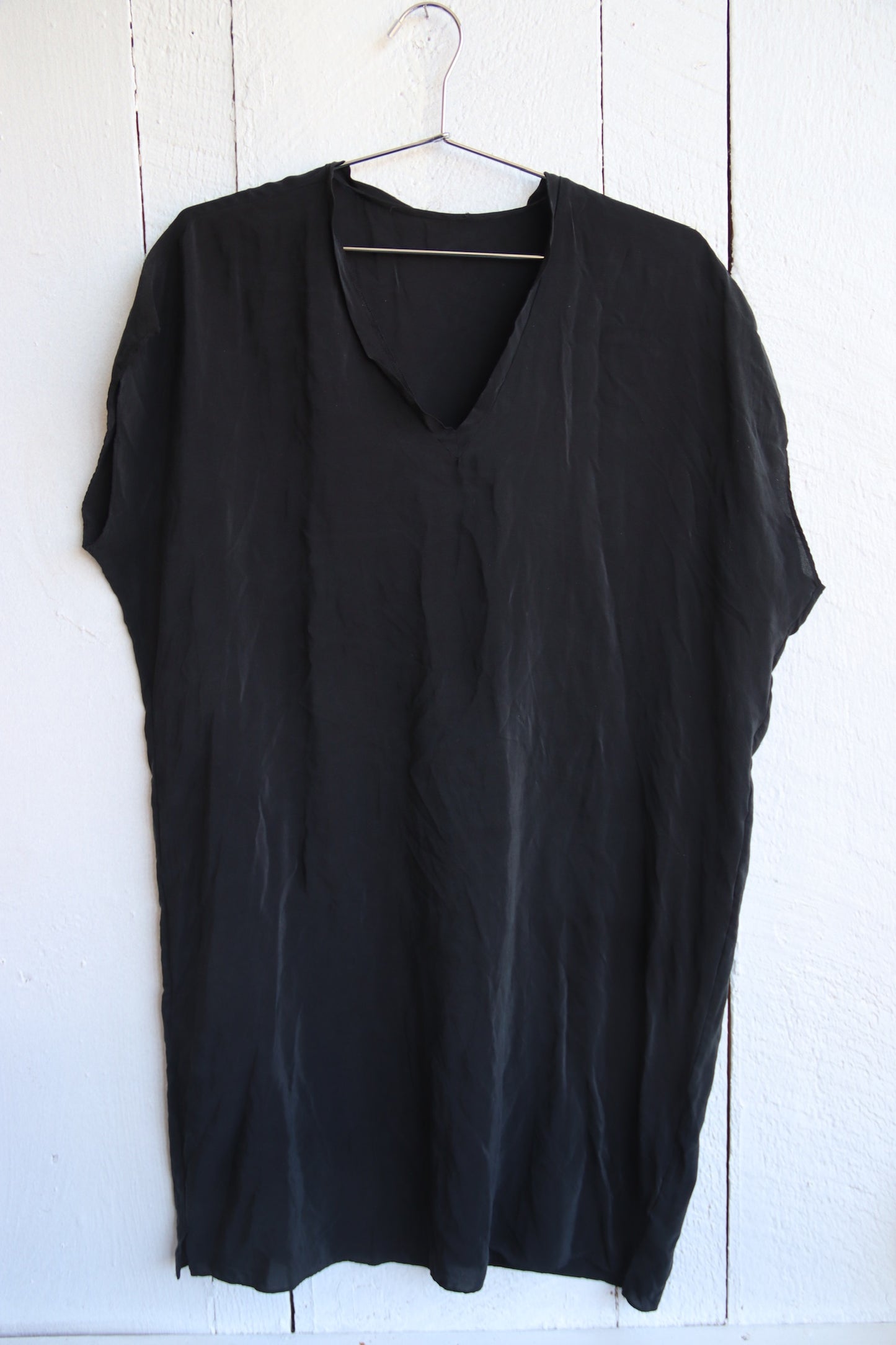 Black Silk Dress