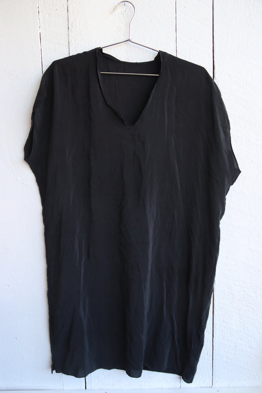 Black Silk Dress