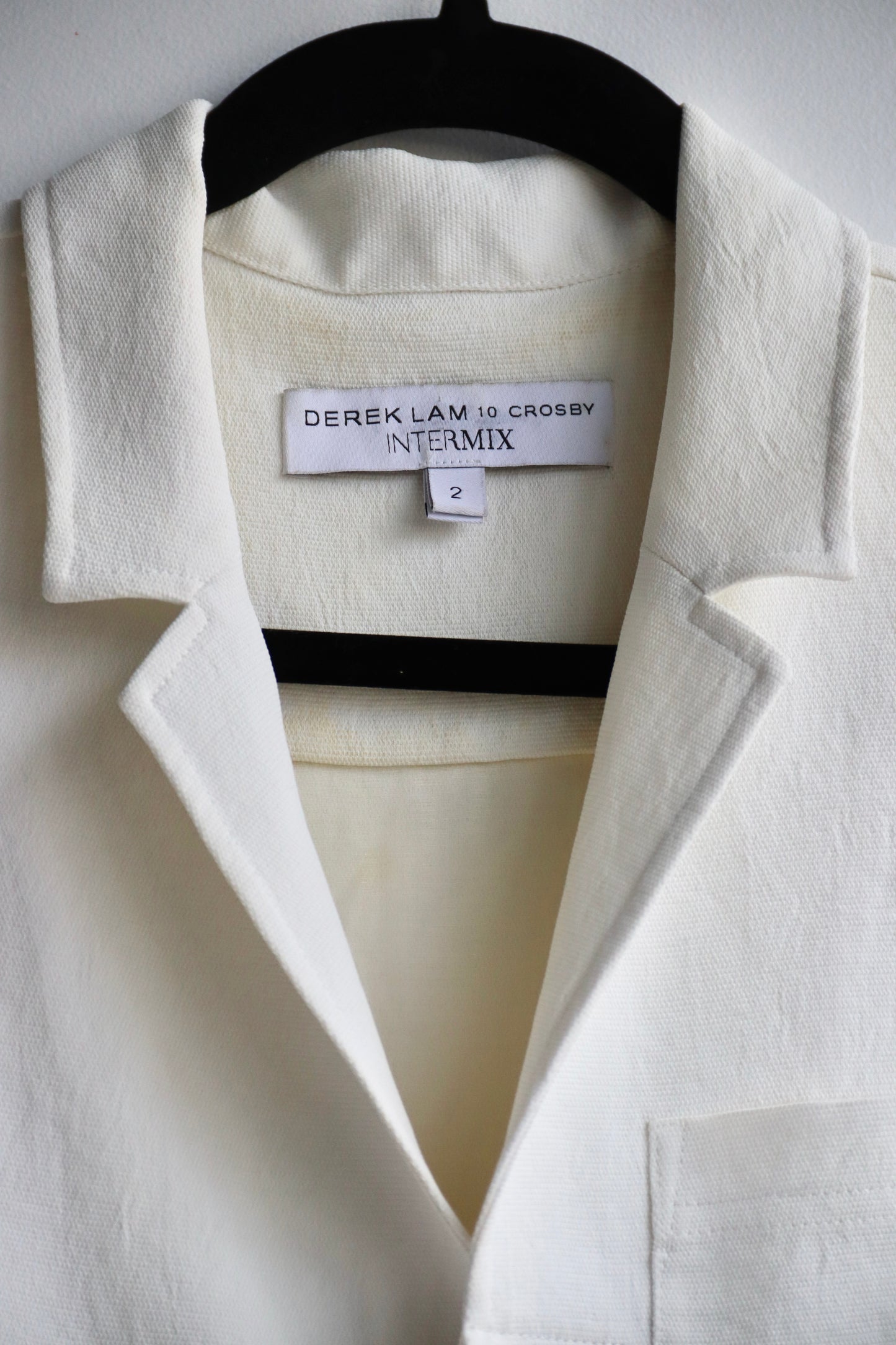 Derek Lam 10 Crosby Intermix White Romper - as is
