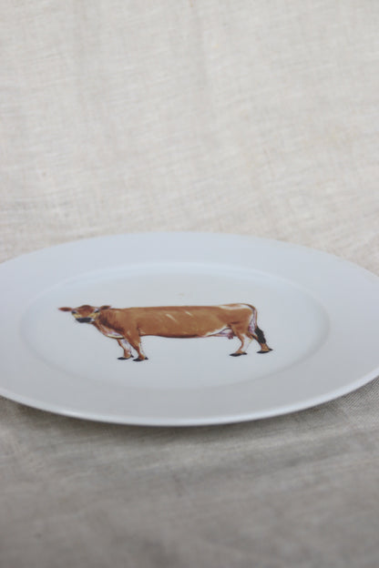 Richard Bramble Jersey Cow Plate