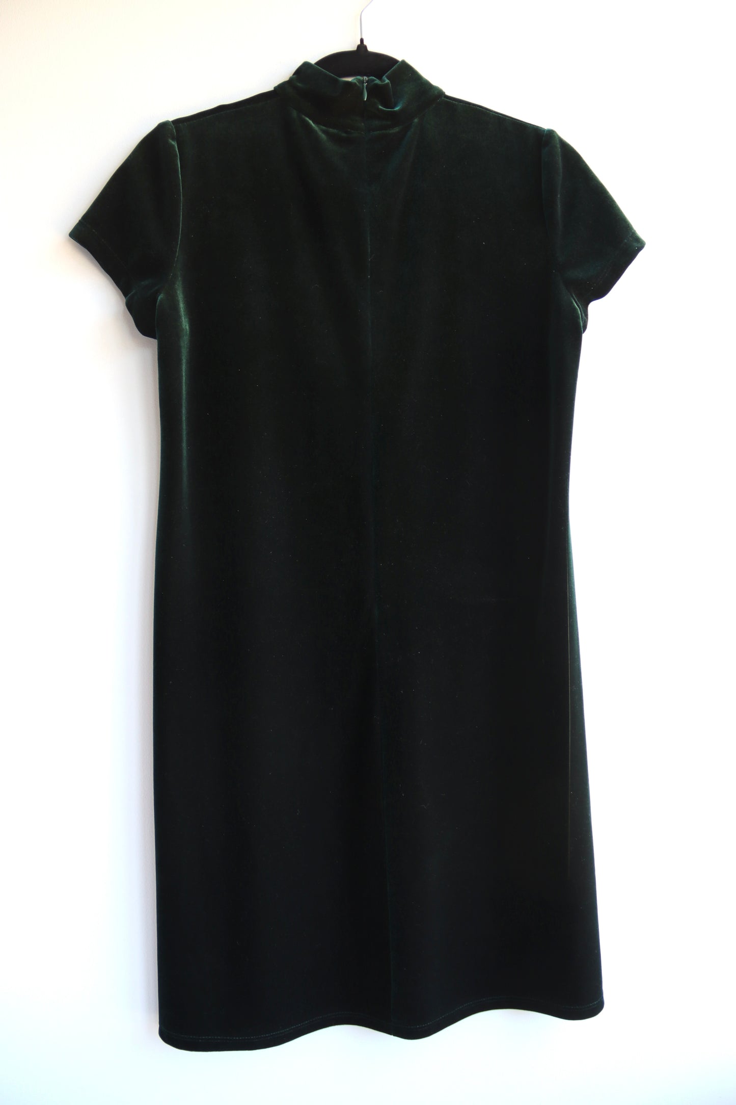 Vintage K. C. Spencer Green Velvet Dress