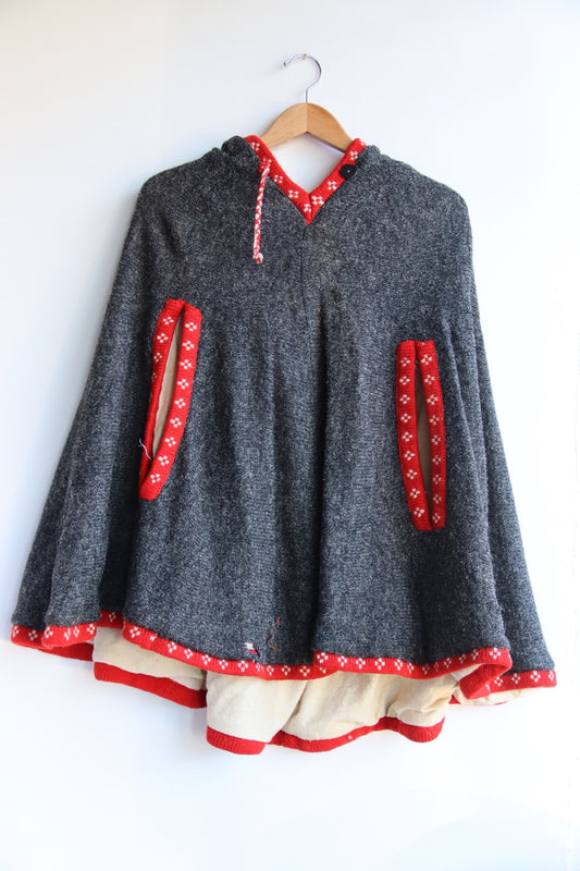 Vintage Wool Cape - as is