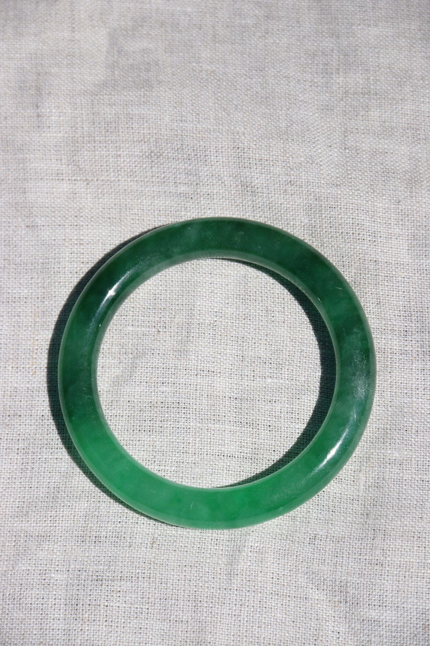 Jadeite Hololith Bangles