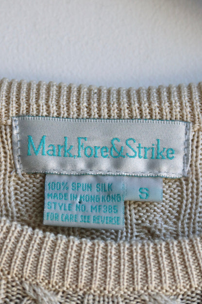 Vintage Mark, Fore & Strike 100% Silk Sweater
