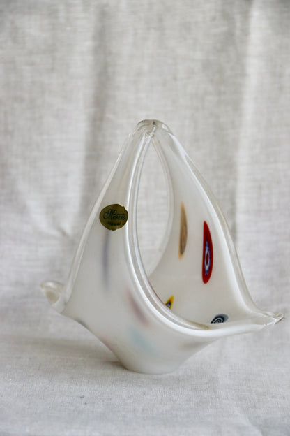 Murano Glass Basket