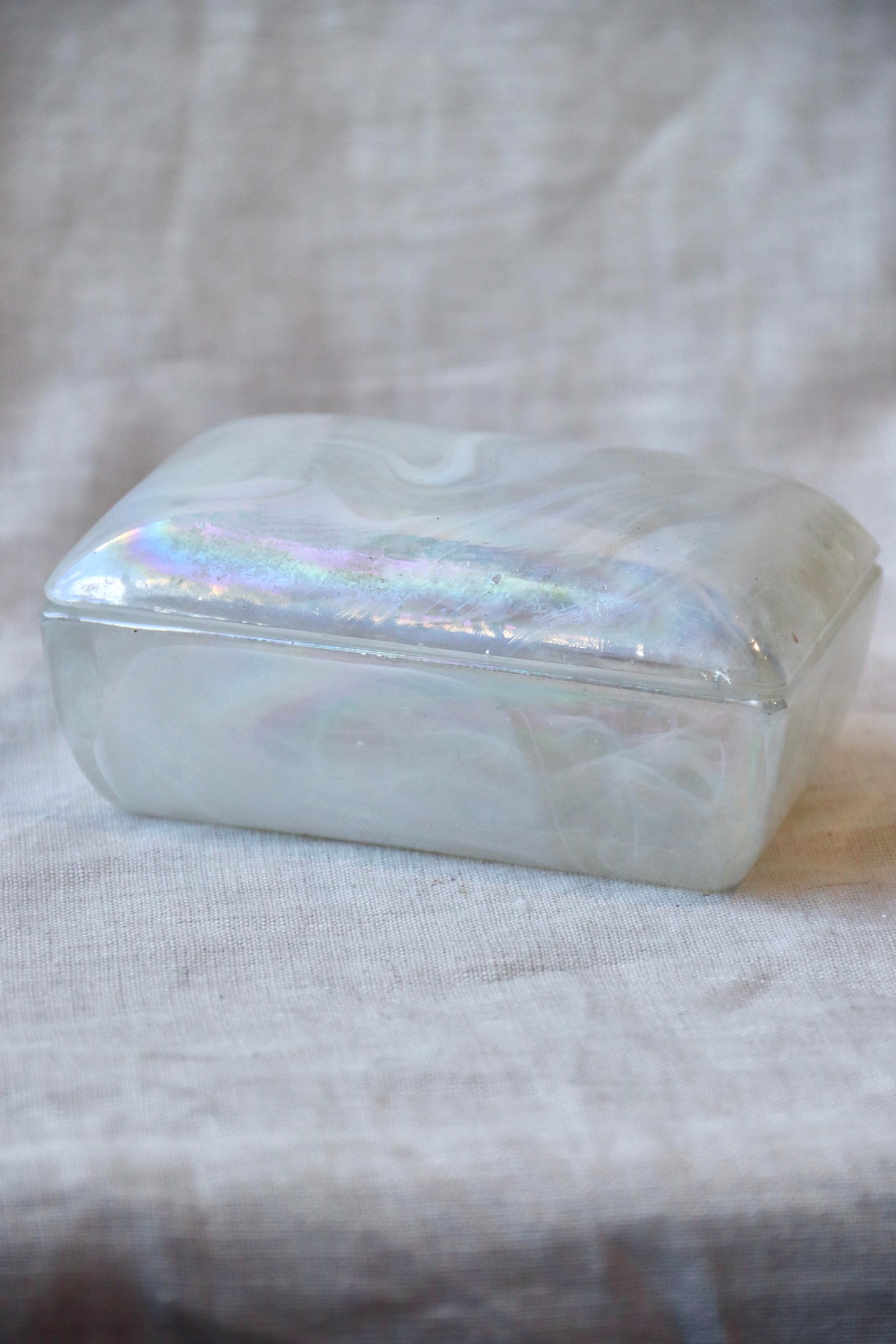 Crowning Touch Collection Glass Jewelry Trinket Box