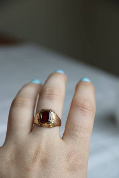 Vintage 10K Ruby Ring