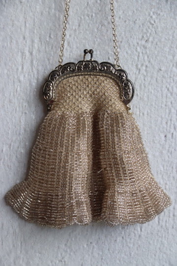 Vintage Beaded Coin Purse - as is