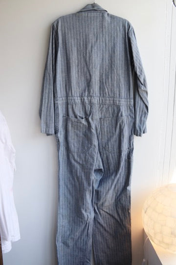 Blue Striped Coveralls