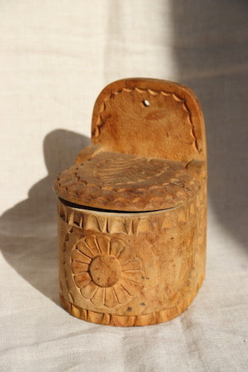 Wooden Lidded Box