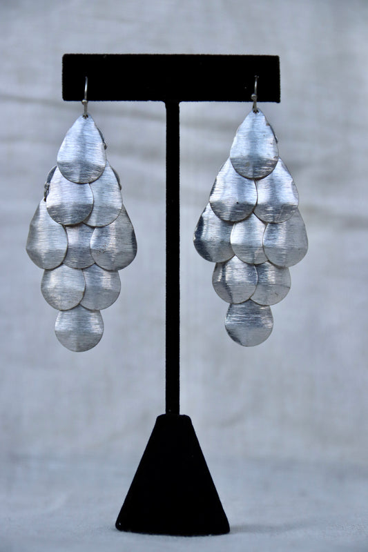 Winifred Wager Sterling Silver Leaf Earrings