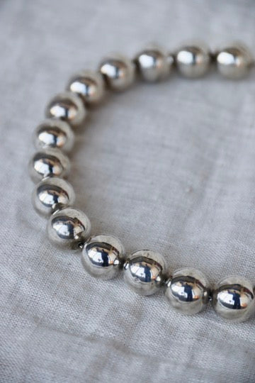 Mexican Sterling Silver Sphere Necklace