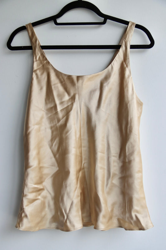 Josie Natori Champagne Silk Top