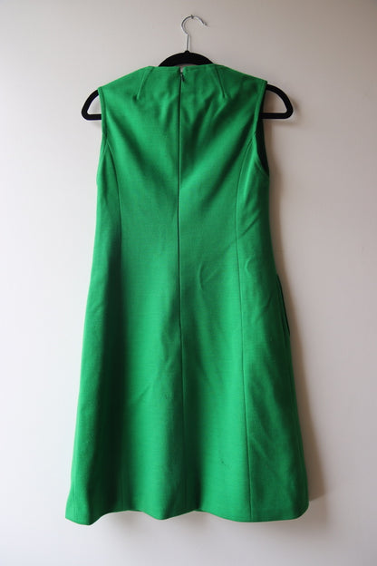 Vintage Fashionaire Green Dress and Jacket Set