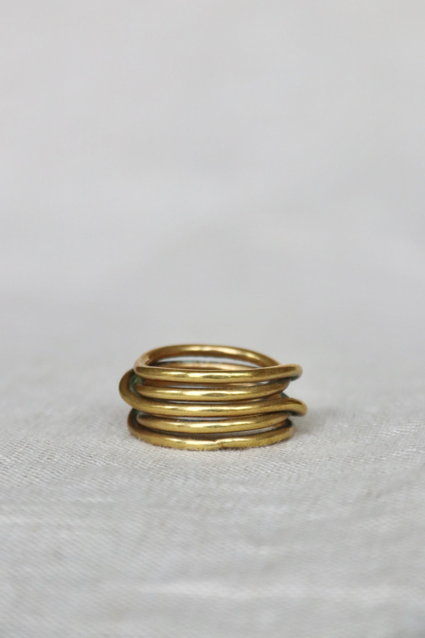 Brass Woven Ring