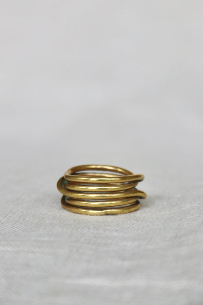 Brass Woven Ring