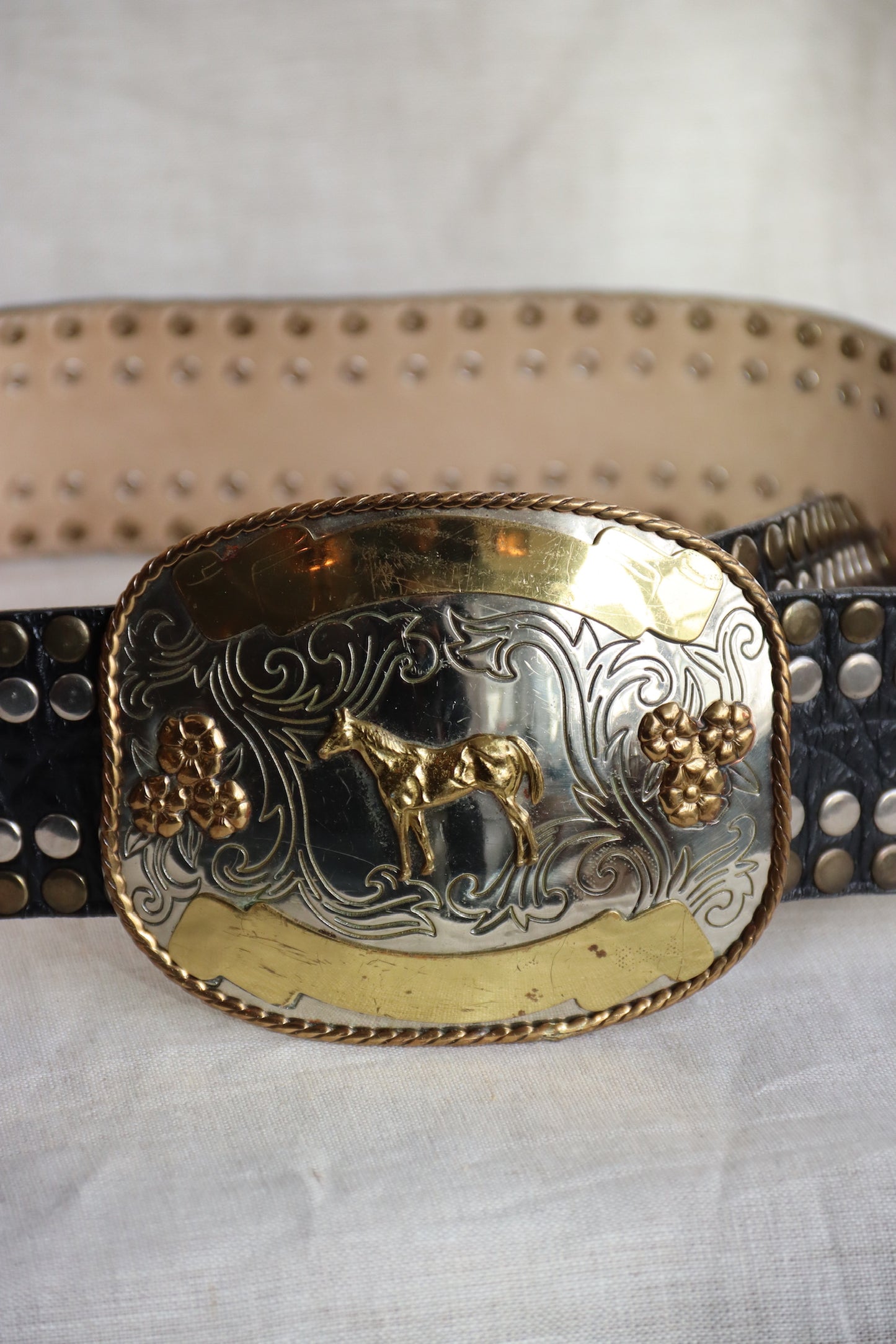 Vintage Large Western Belt