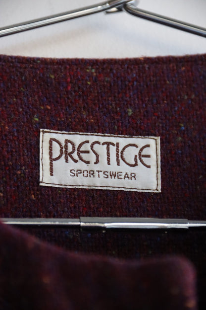 Prestige Purple Wool Skirt and Jacket Set
